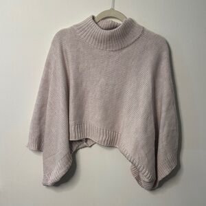 Bishop + Young Cream Poncho Sweater